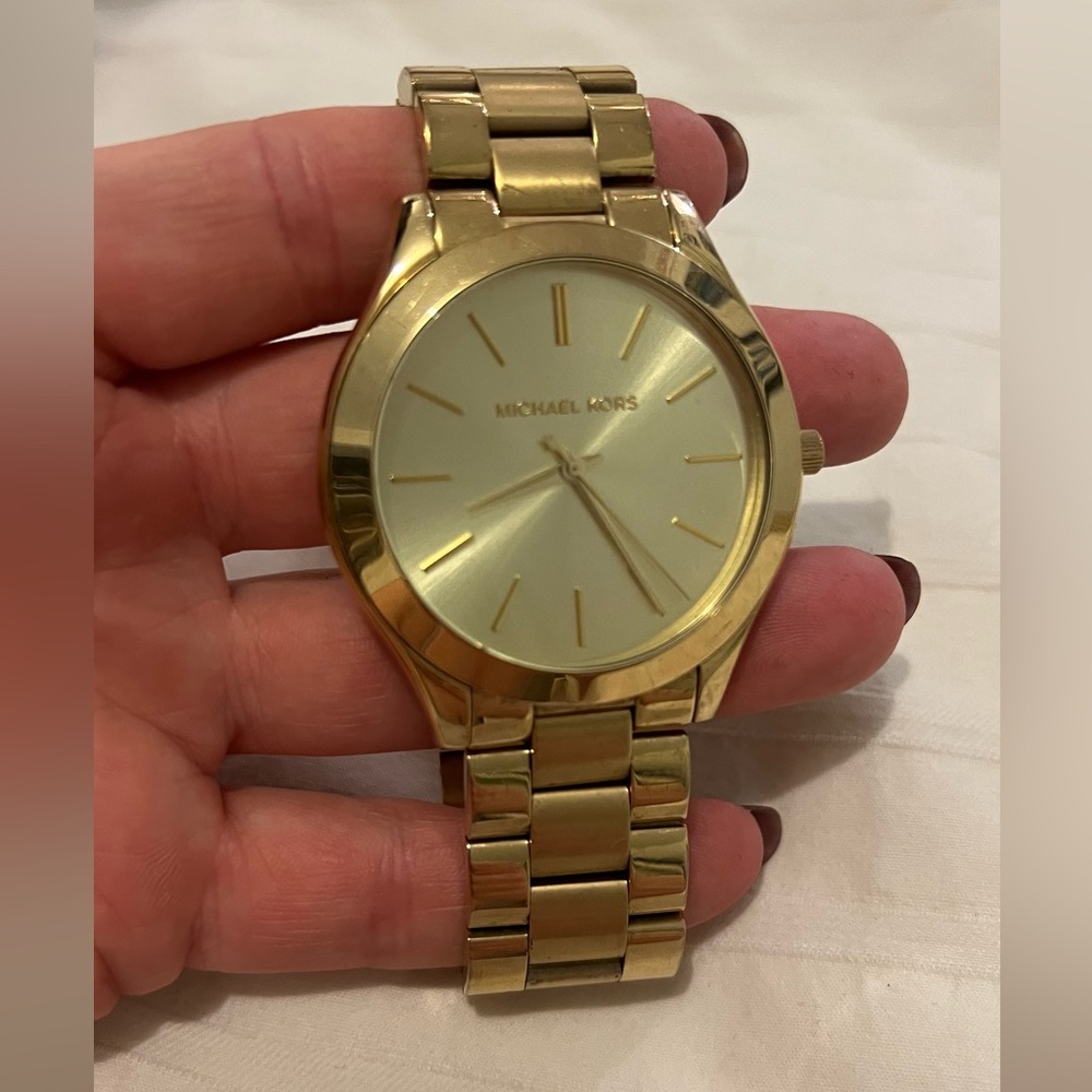 Gold Michael Kors watch